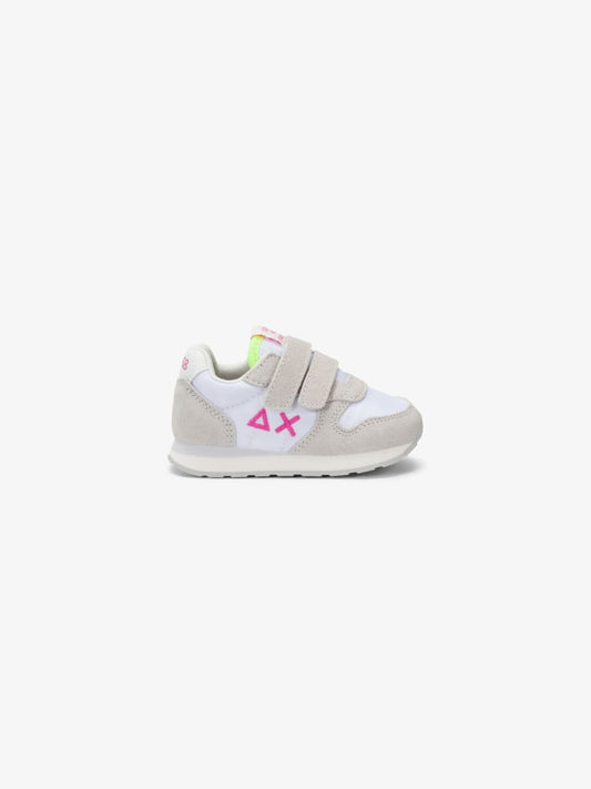 Sun68 scarpe bianche neonata con logo