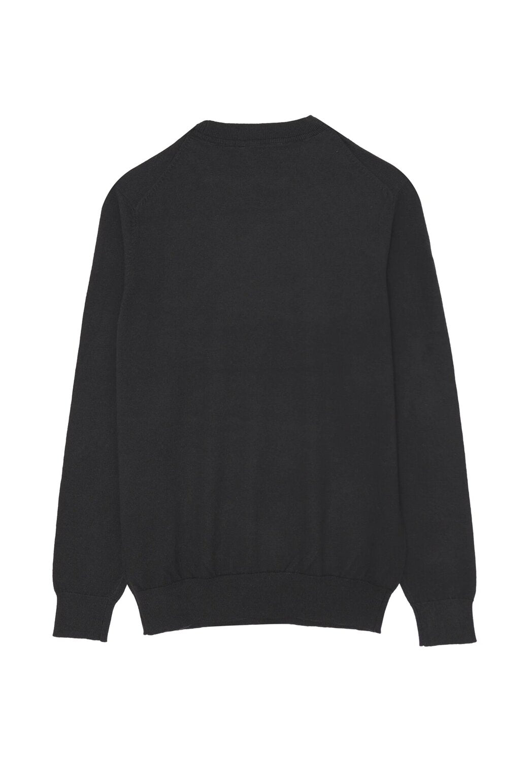 John Richmond maglione uomo nero lana logo a contrasto | CammarataMode