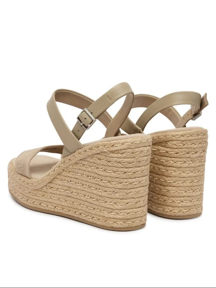 Calvin Klein scarpe beige donna logo lettering