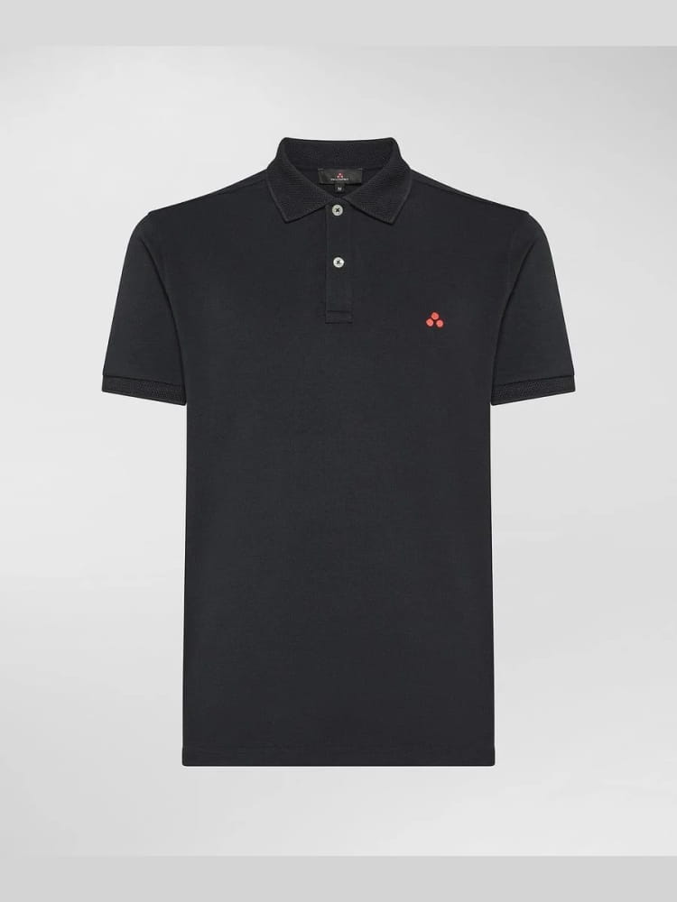 Peuterey polo blu navy uomo mini logo
