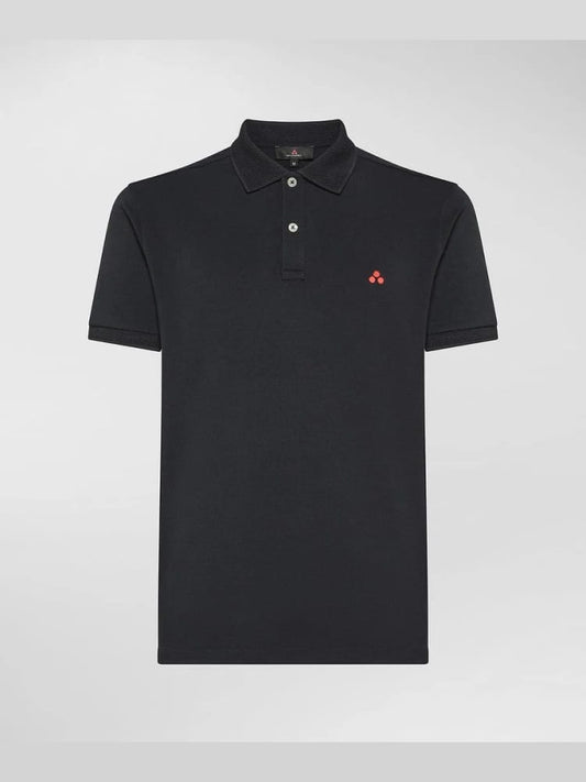 Peuterey polo blu navy uomo mini logo
