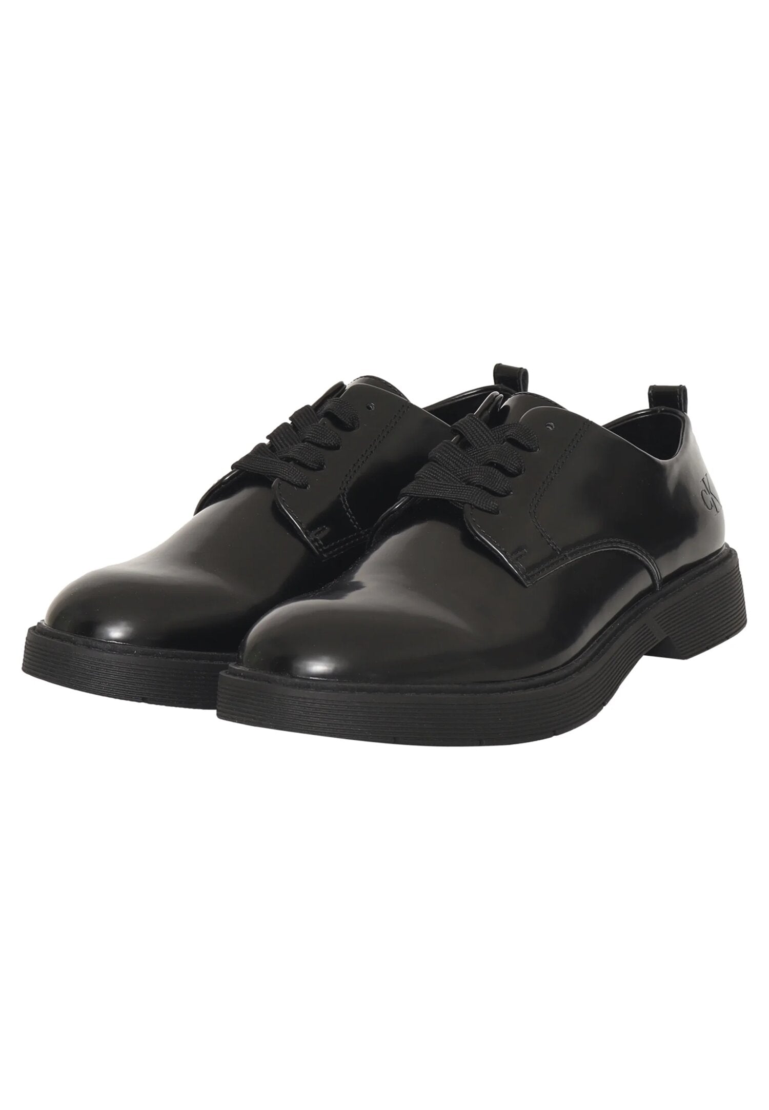 Calvin Klein inglesine bambina nere eleganti stringate scuola | CammarataMode