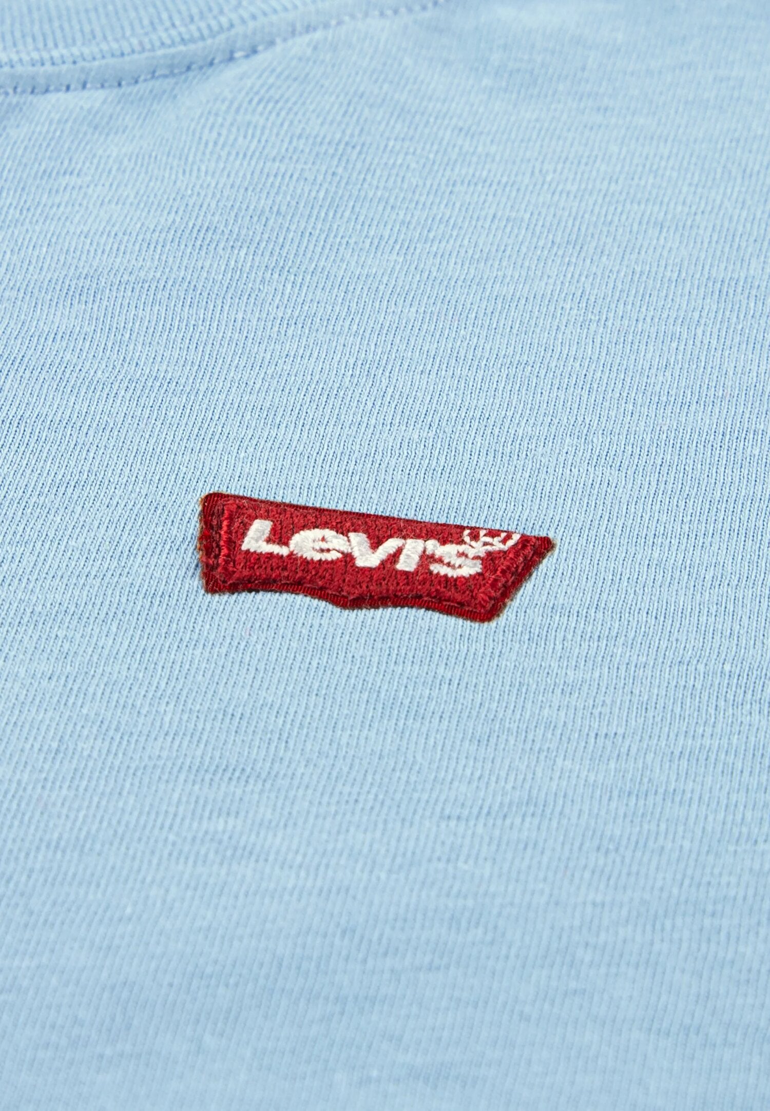 Levi's Tshirt Celeste Con Logo Piccolo Rosso Neonato 6EA100-BF7_