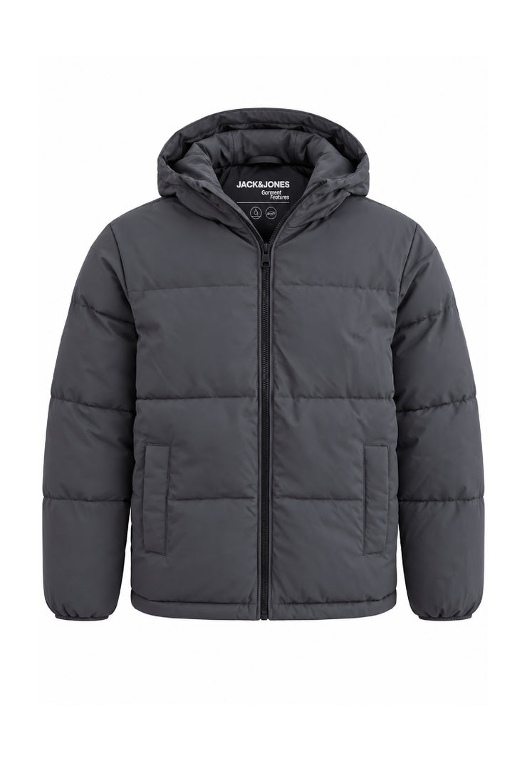 Jack & Jones giubbotto GRIGIO con cappuccio TRAPUNTATO Bambini e ragazzi 12303956.grig_