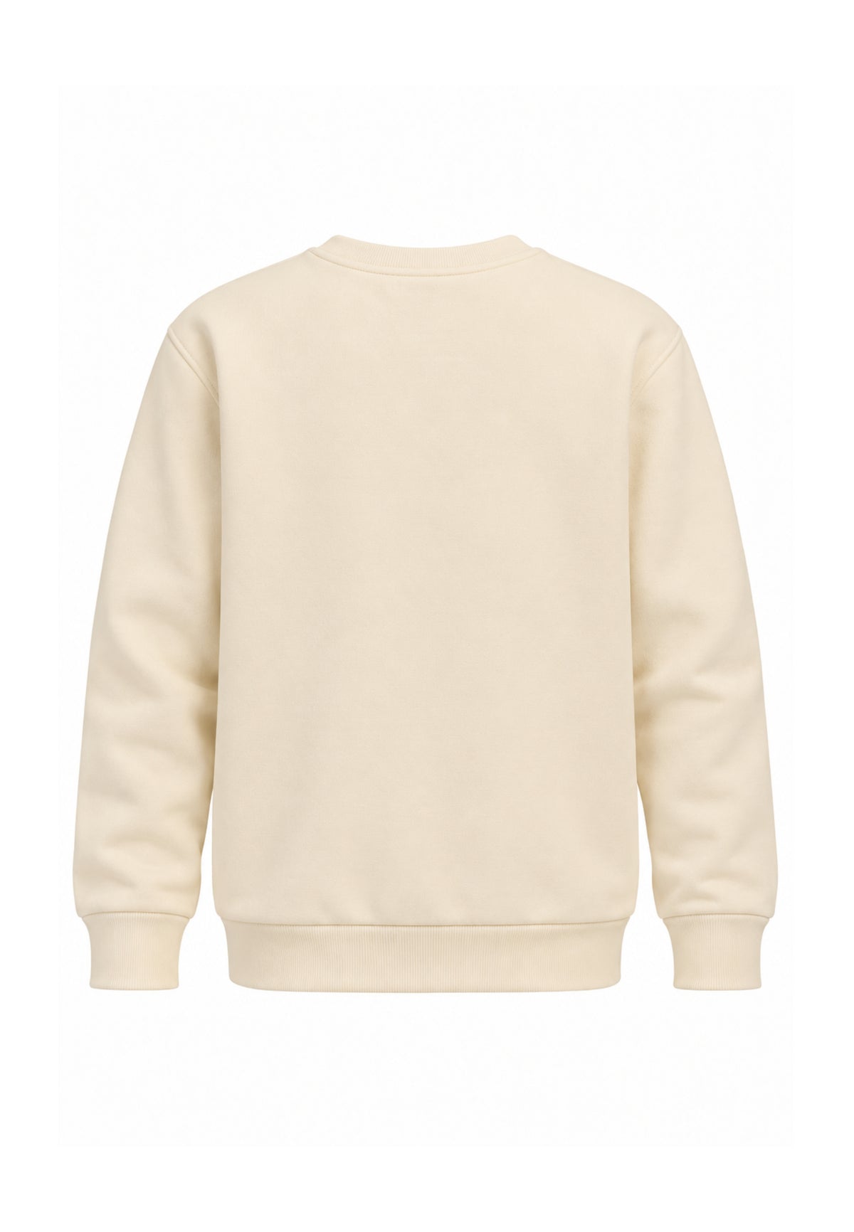ICEBERGS FELPA PANNA A GIROCOLLO CON MAXI LOGO CENTRALE Bambini e ragazzi MFICE7334J.PANNA_