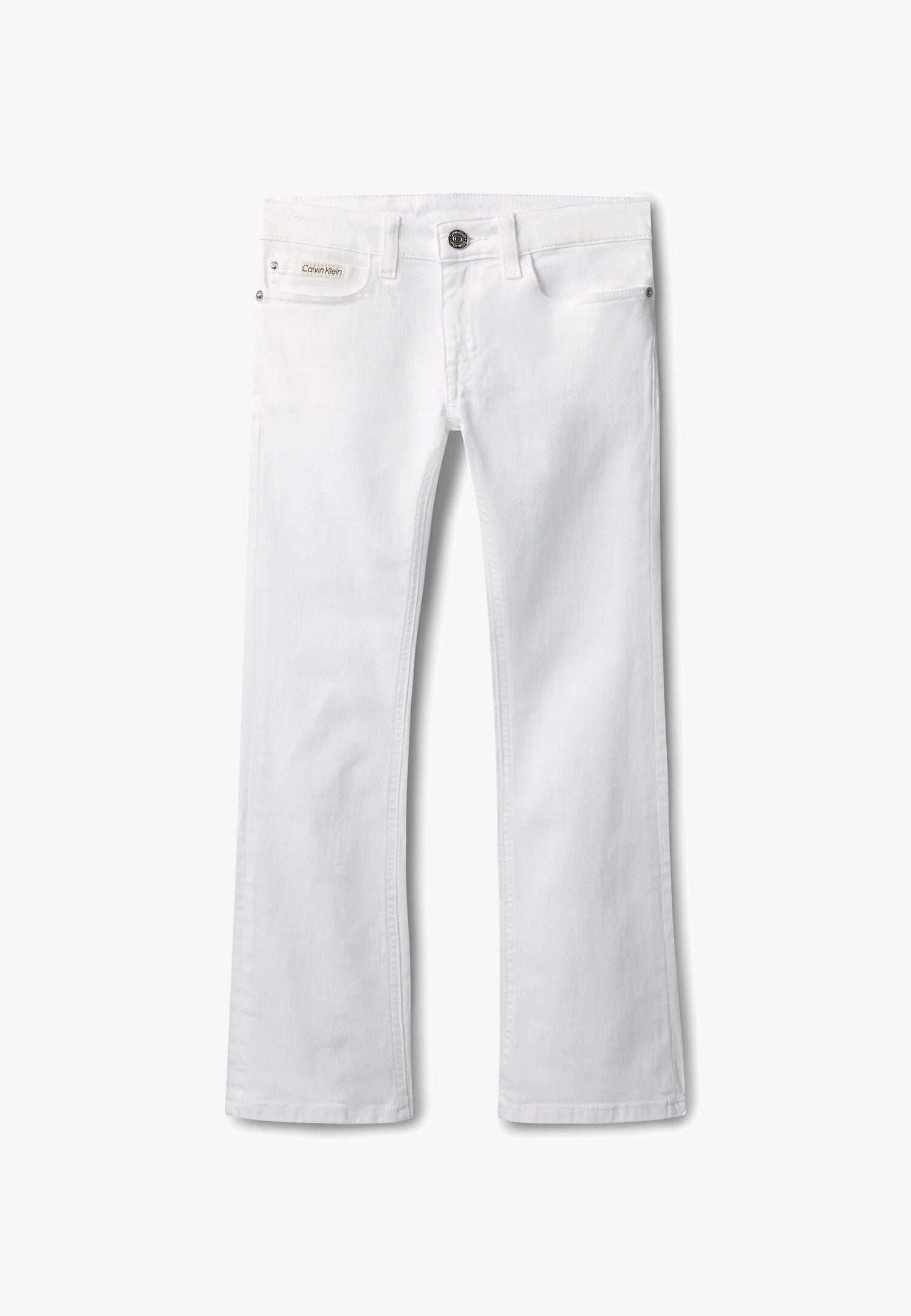 Calvin Klein Jeans Bianco a Zampa Di Elefante Bambina LVCKSJC04GYAF_
