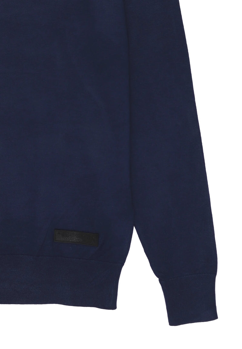 JOHN RICHMOND – Maglia Uomo Girocollo in Viscosa e Nylon – Blue - ROYAL | CammarataMode