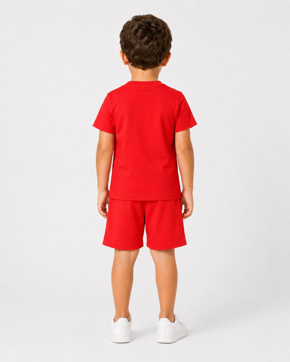 Just Cavalli Completo Tshirt Bermuda Rosso Logo Jc Neonato JIP26044CJ_
