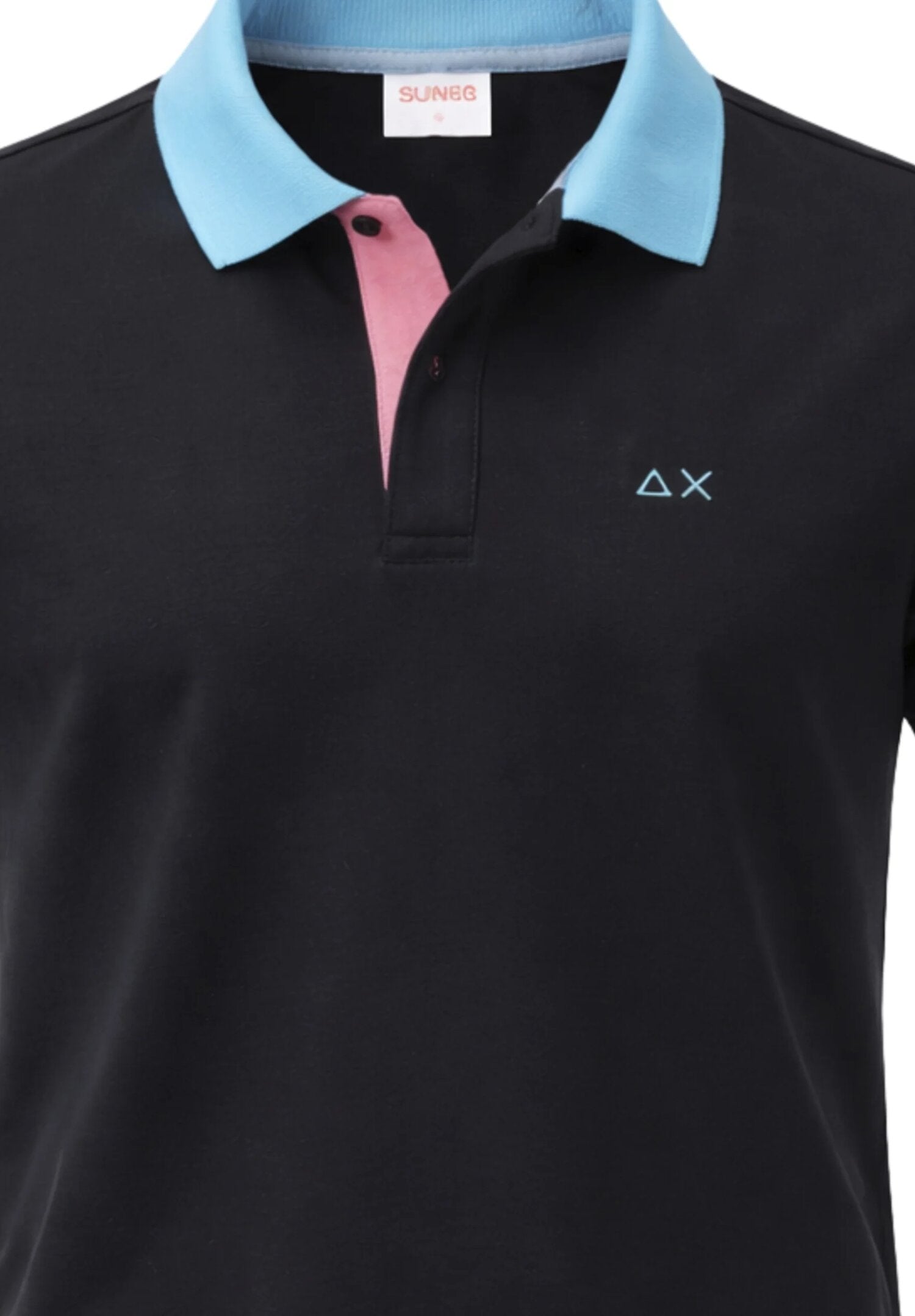 Sun68 Kids Polo Bambino Blu Maniche Corte A36316_