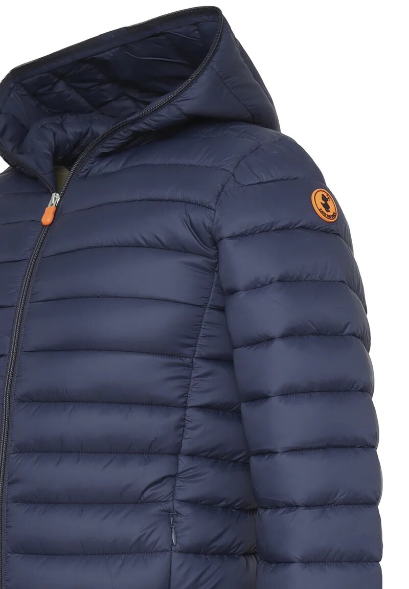 Save The Duck Giubbotto Bambino Blu Cobalto In Nylon Con Cappuccio | Sportivo A | CammarataMode