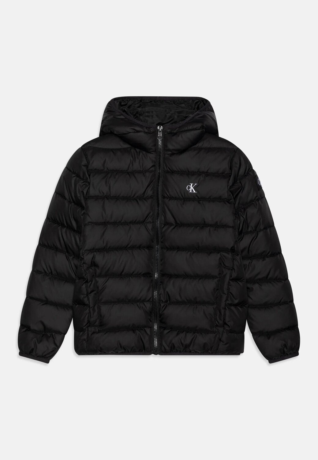 Calvin Klein Giubbotto Nero Bambino In Nylon Piuma D’oca | Sportivo AI25 | CammarataMode