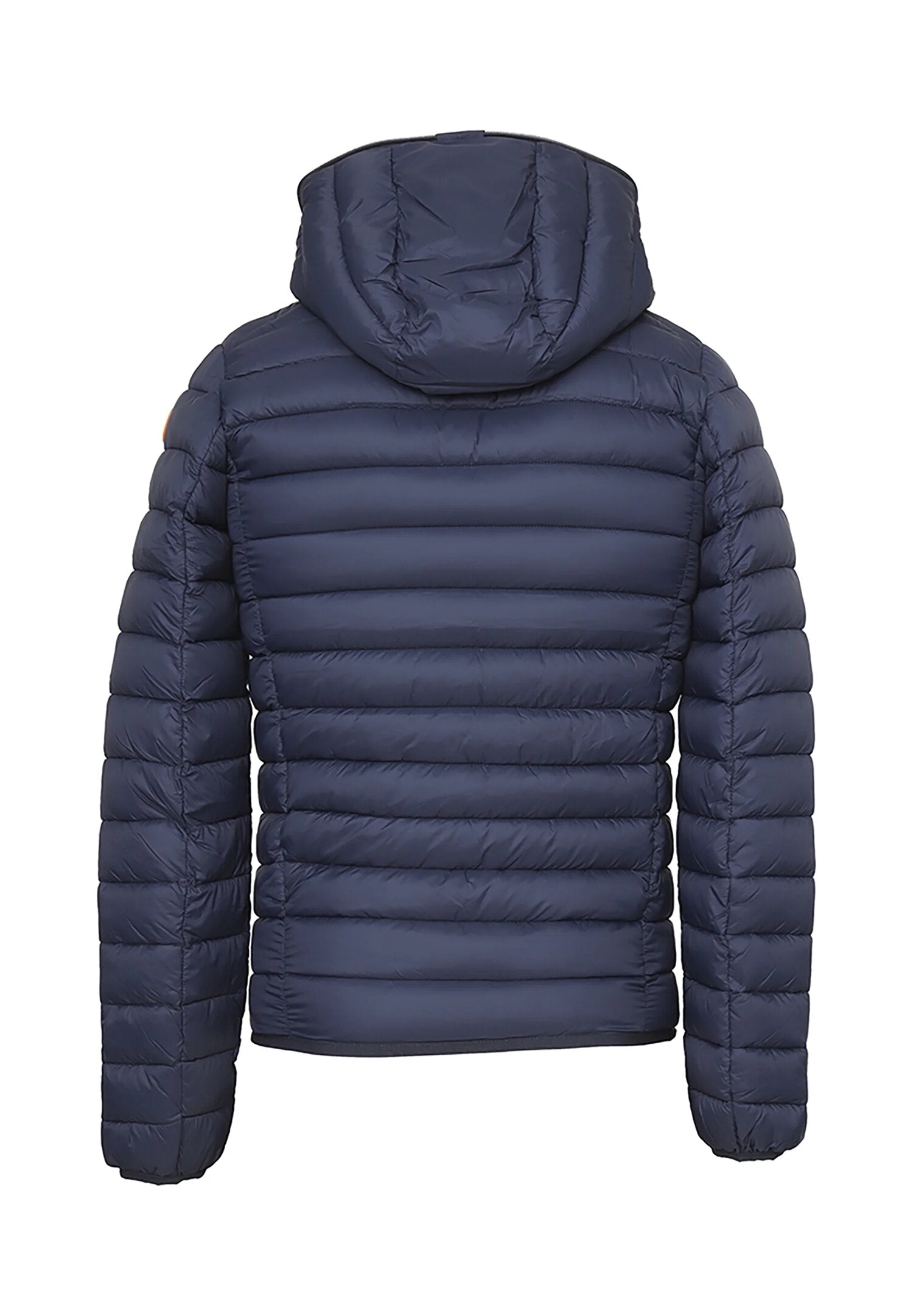 Save The Duck Giubbotto Bambino Blu Cobalto In Nylon Con Cappuccio Sportivo A