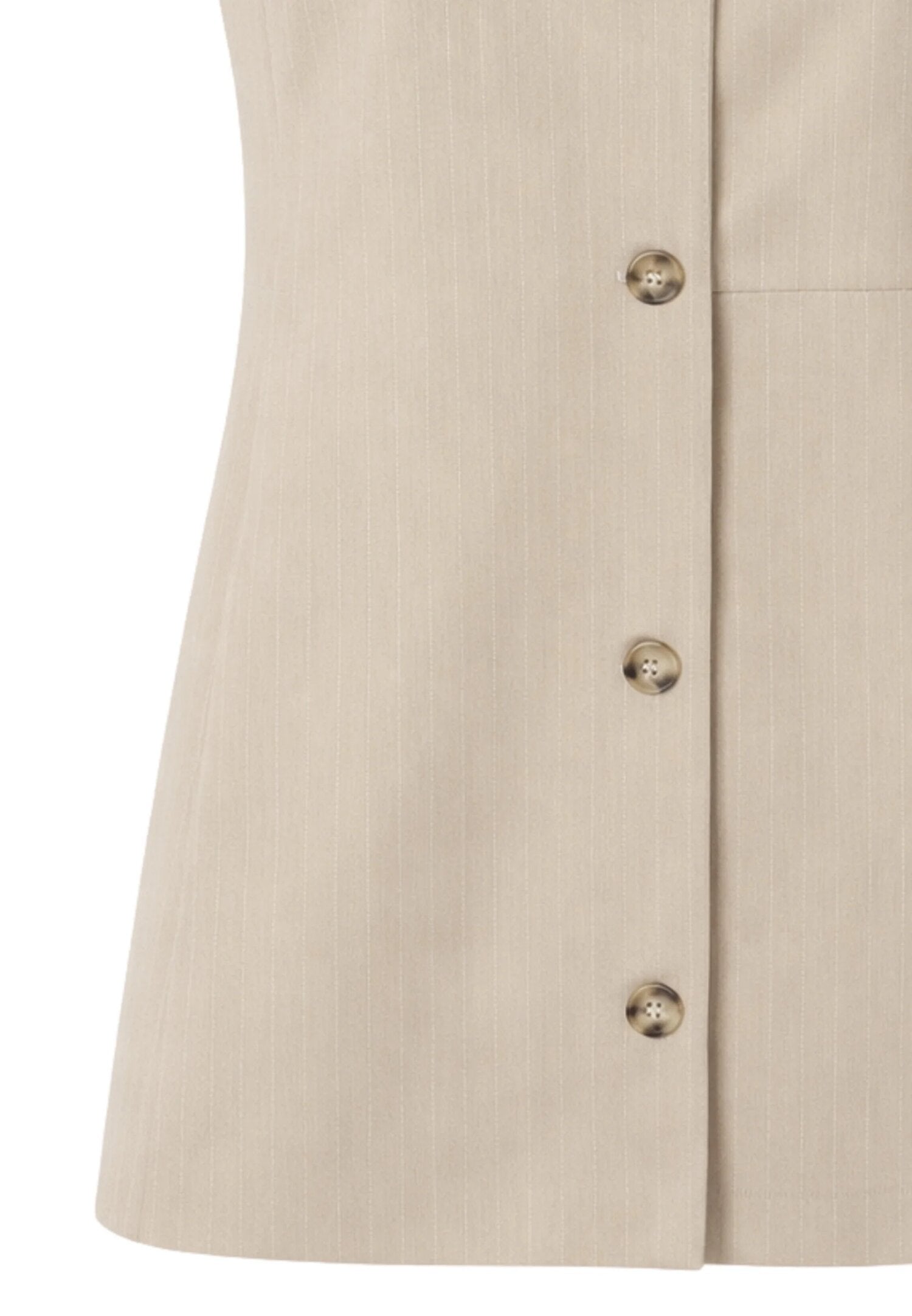 Phard Abito Beige Smanicato Con Bottoni Bambina PH3101_