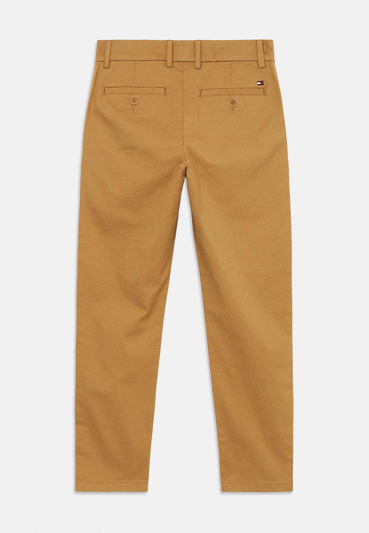 Tommy Hilfiger Pantalone Chino Sabbia Bambino In Cotone Slim Fit Elegante PE26