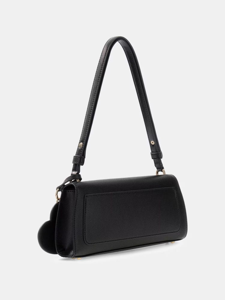 Guess borsa nera donna mini logo sul davanti