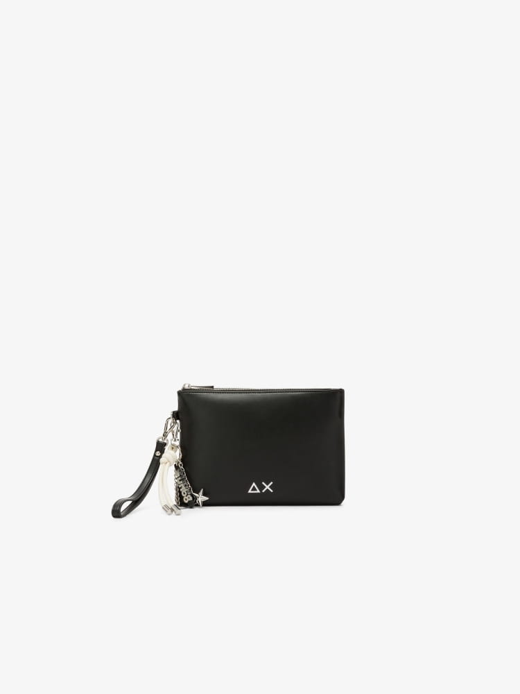 Sun68 pochette nera donna logo sul davanti