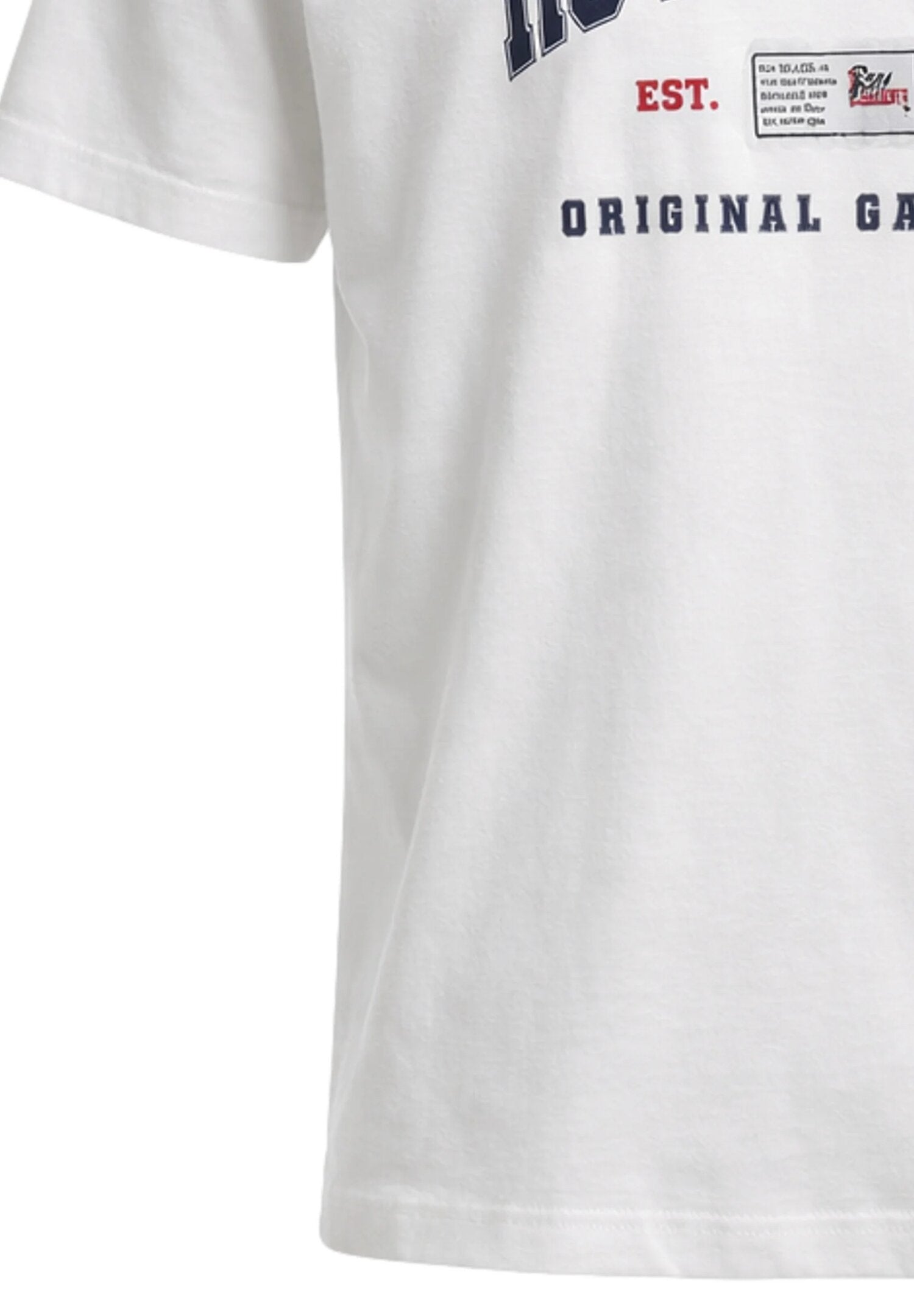 Roy Roger's t-Shirt Bianca Logo Grande Roy Bambino RG106_