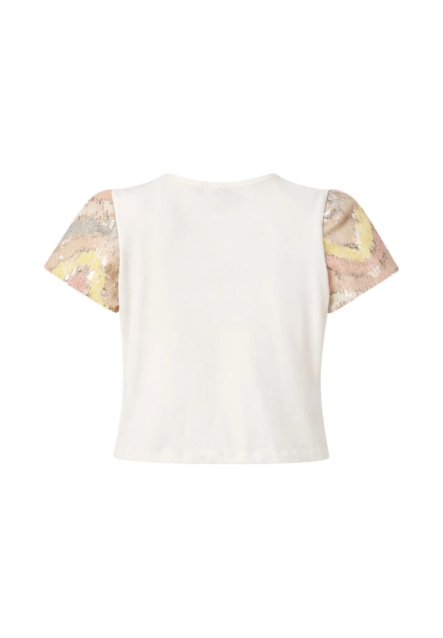 Phard Completo Panna Con Paillettes Multicolor Bambina PH3083-PH3082_