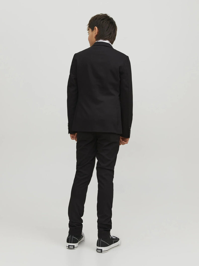 Jack & Jones Junior giacca elegante bambino e ragazzo nera slim fit - NERO | CammarataMode