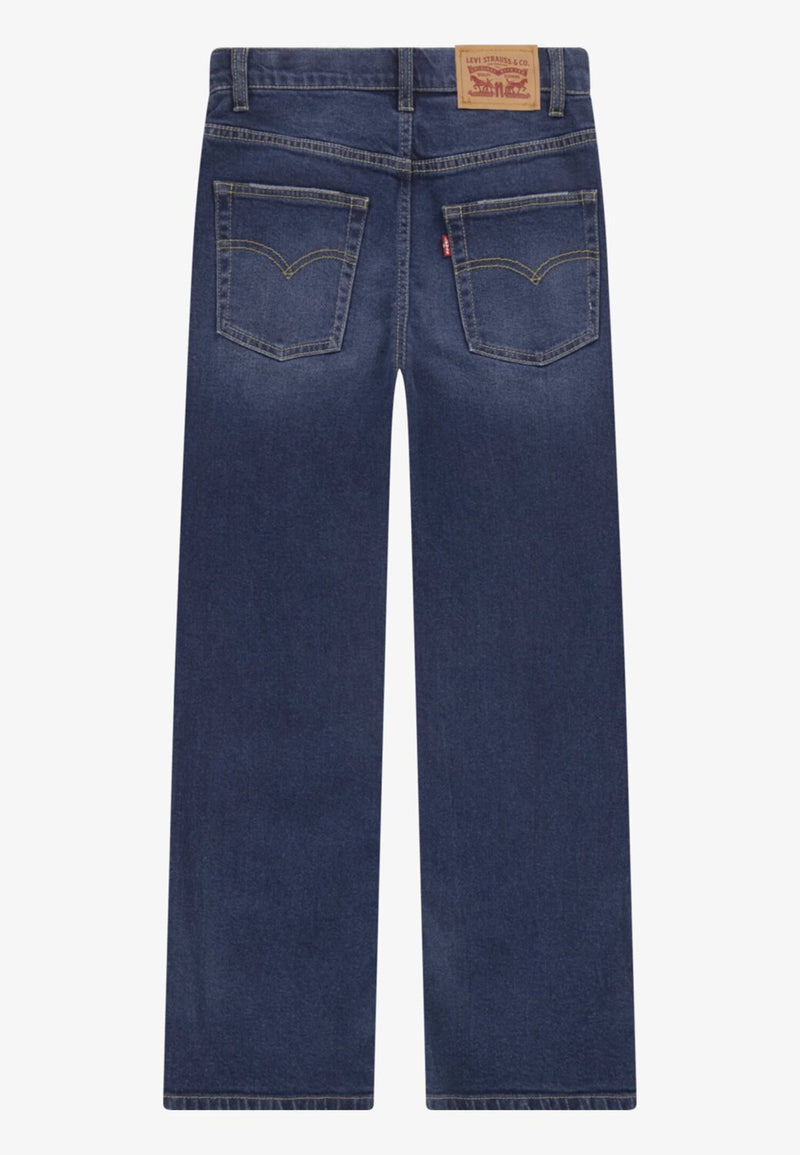 Levi’s Jeans Bambino 555 Relaxed Straight – Fit Ampio Blu Denim - DENIM | CammarataMode