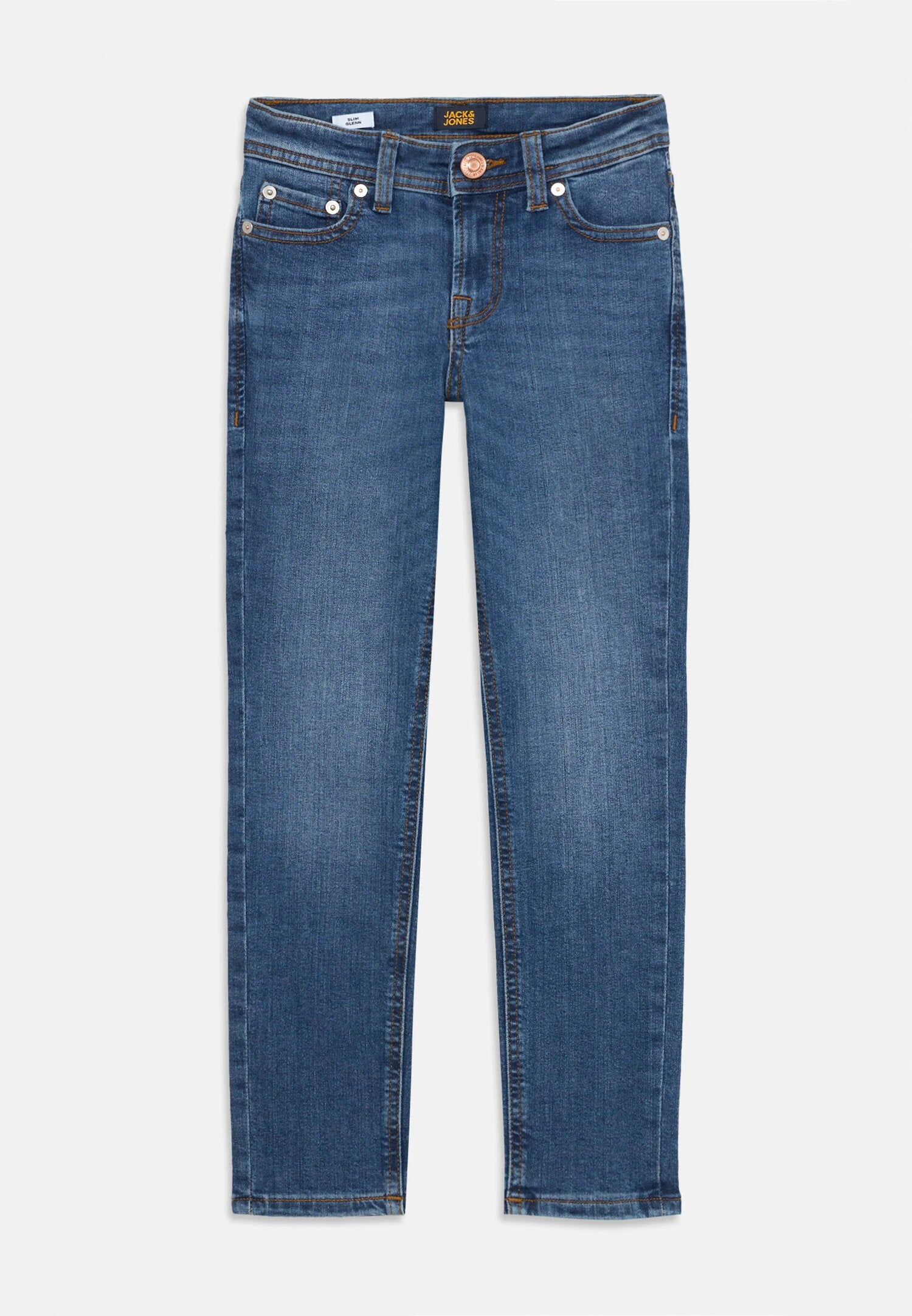 Jack & Jones jeans slim fit bambino ragazzo blu denim elasticizzati | CammarataMode