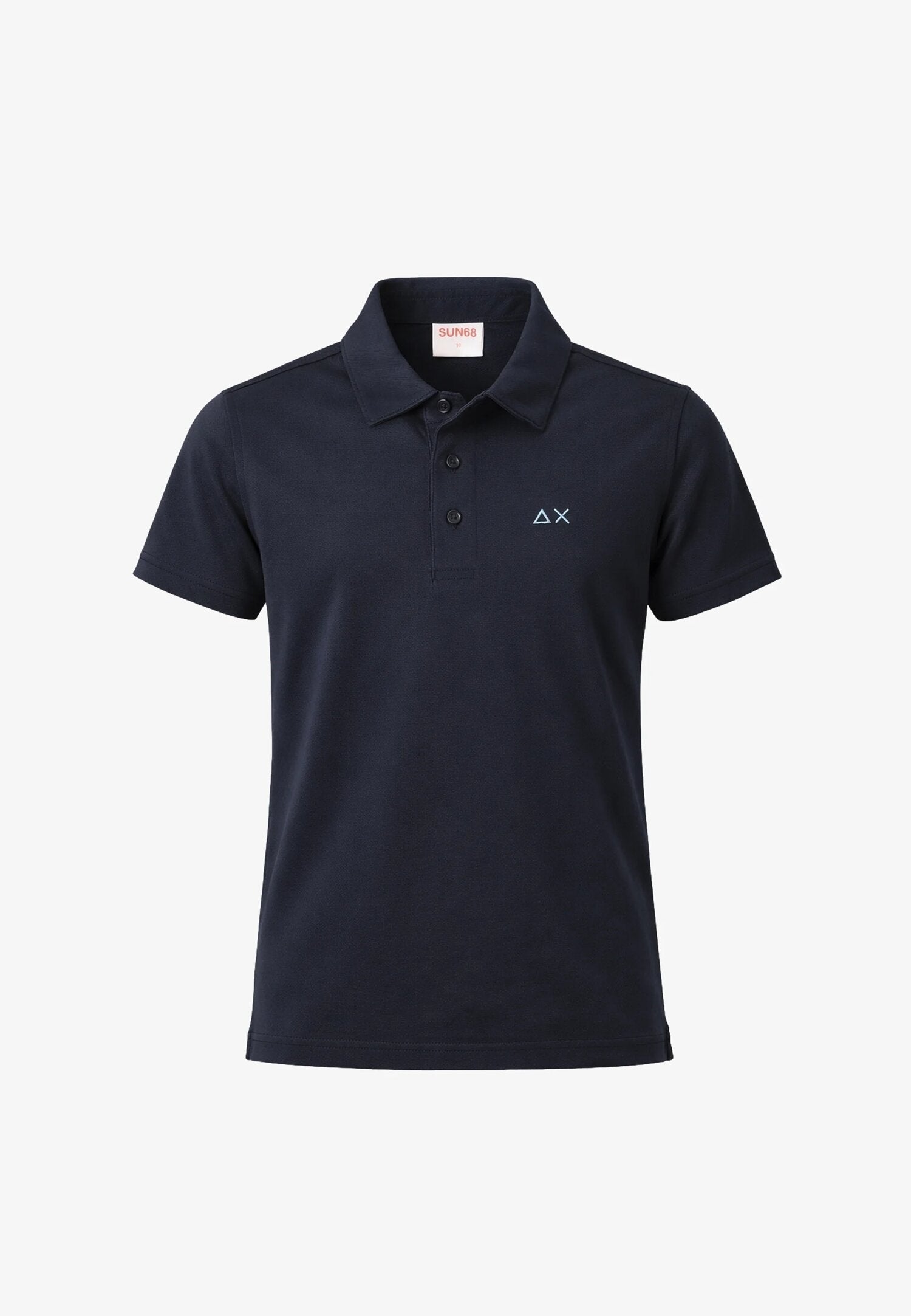 Sun68 Kids Polo Bambino Blu Maniche Corte A36333_