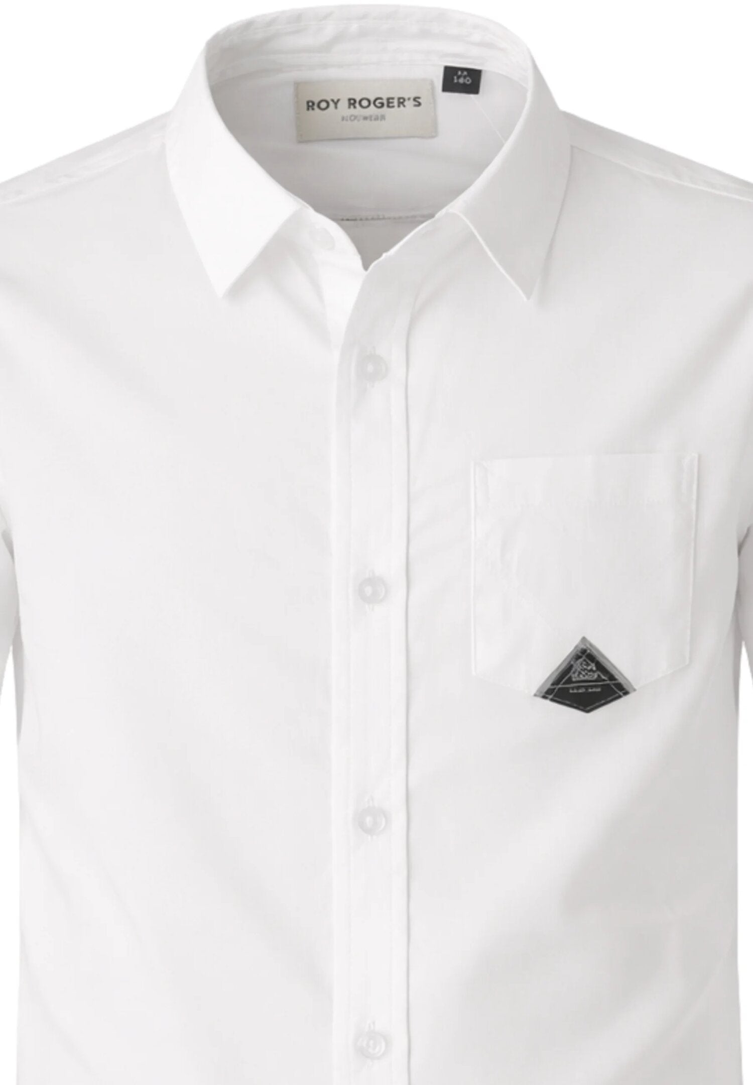 Roy Roger's Camicia Bianca Maniche Lunghe Bambino RZ800_