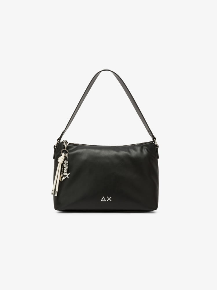 Sun68 borsa nera donna logo sul davanti