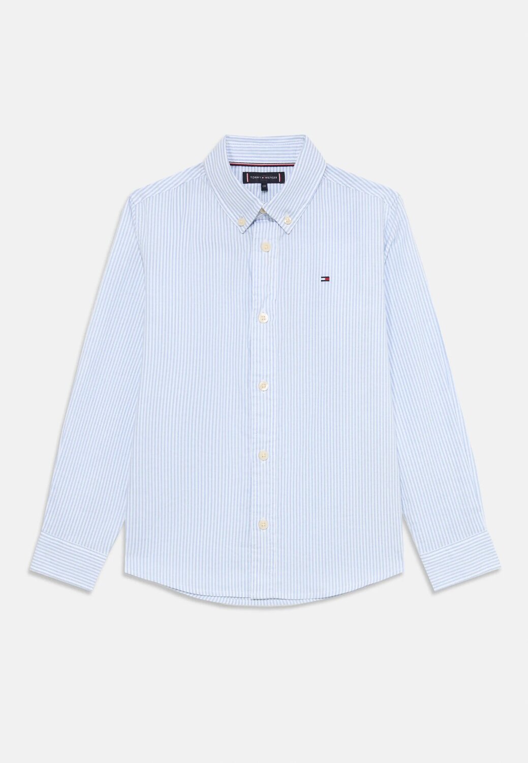 TOMMY HILFIGER – Camicia Bambino a Righe in Cotone Stretch