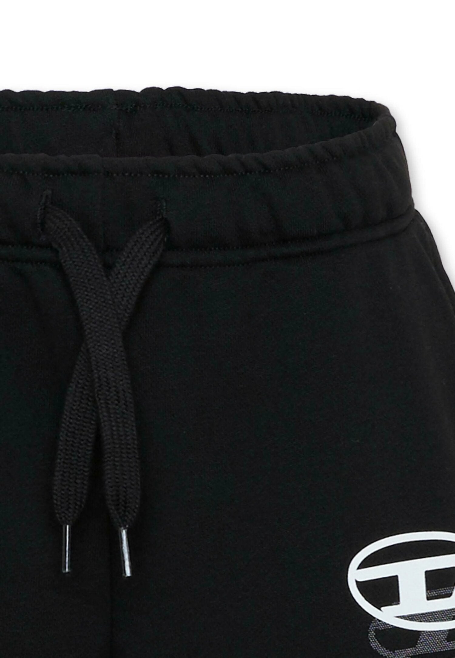 Diesel Bermuda Neri Bambino In Cotone Vita Regolabile Quotidiano PE26