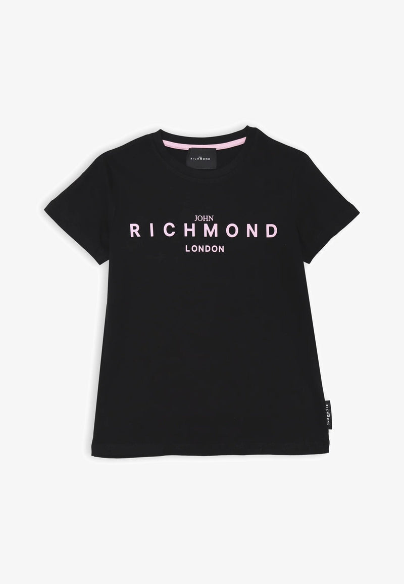 John Richmond - Maglia a maniche corte nera bambina - NERO | CammarataMode
