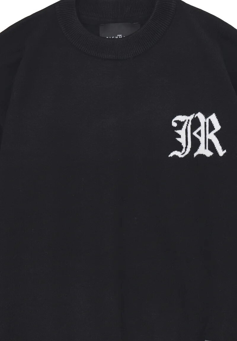 John Richmond maglione ragazzo nero 2-16 anni logo JR | CammarataMode