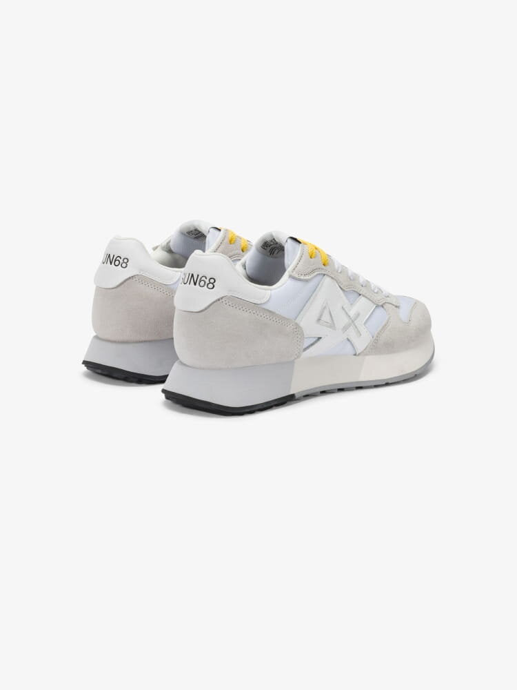 Sun68 Scarpe Bianche Con Logo Sul Lato Uomo Z36116_