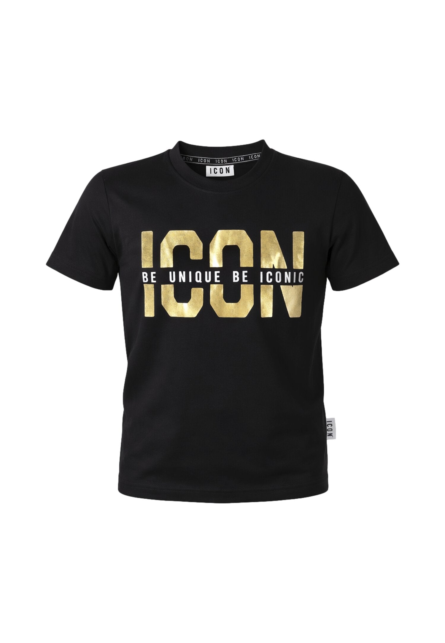 Icon Completo Nero Logo Gold Bambino Bambino IBKS001161+1160_