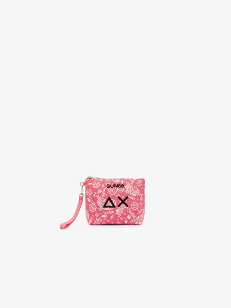 Sun68 pochette fucsia donna stampa all over
