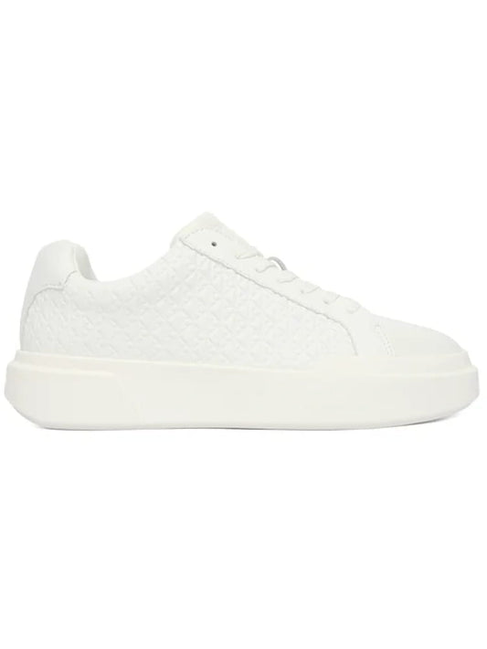 Calvin Klein sneakers donna chunky in similpelle bianche con pattern logato Donna