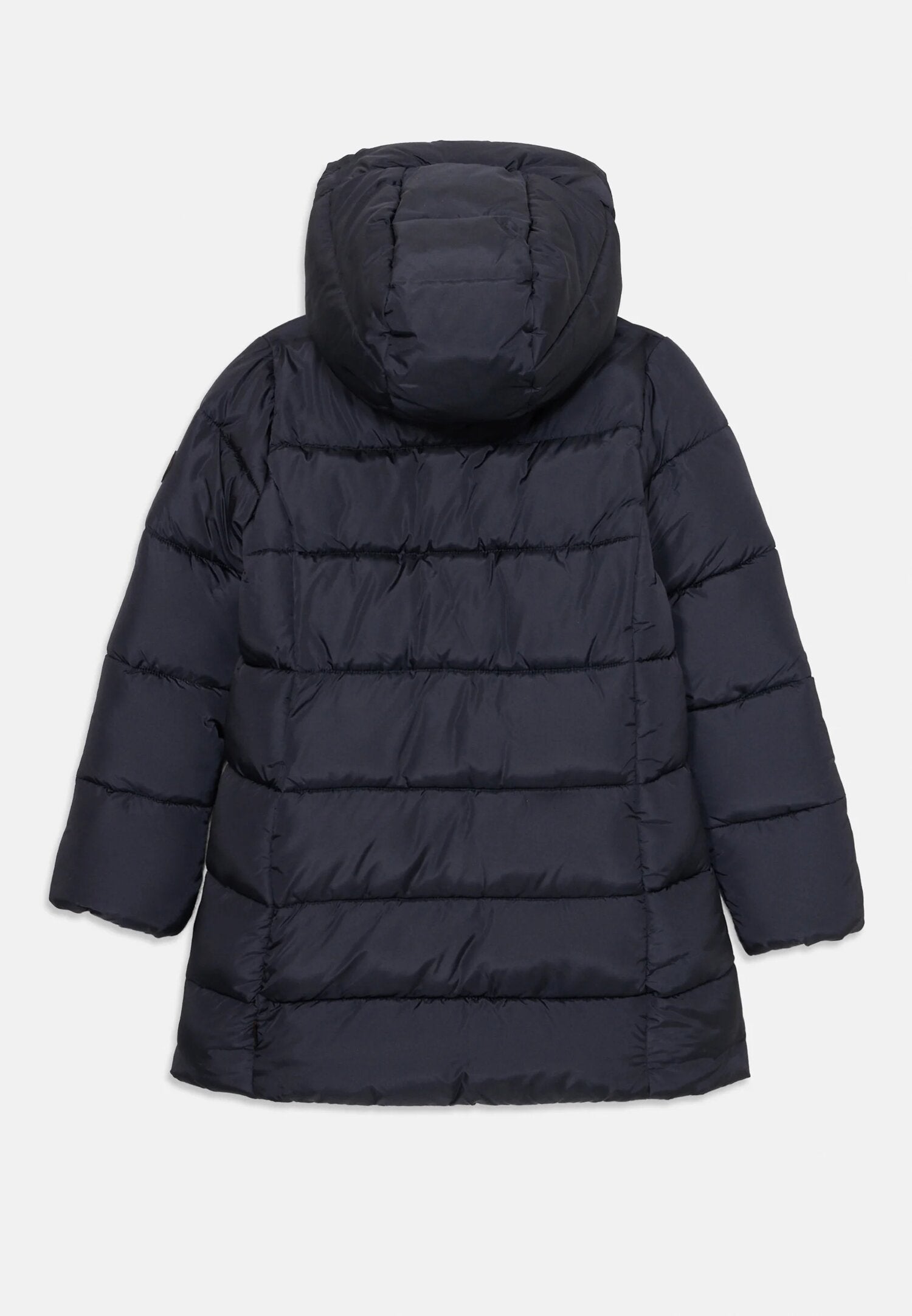 Save The Duck Giubbotto Blu Bambina In Nylon Con Cappuccio Invernale AI25