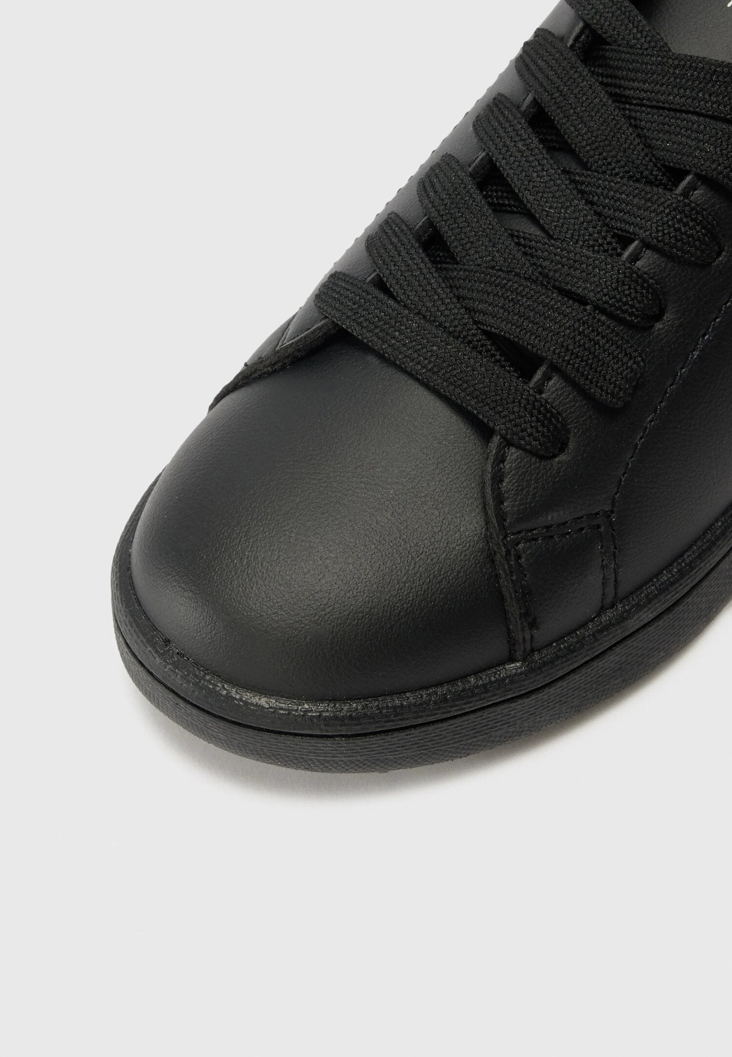 Tommy Hilfiger sneakers basse unisex bambino nere scuola pratiche | CammarataMode