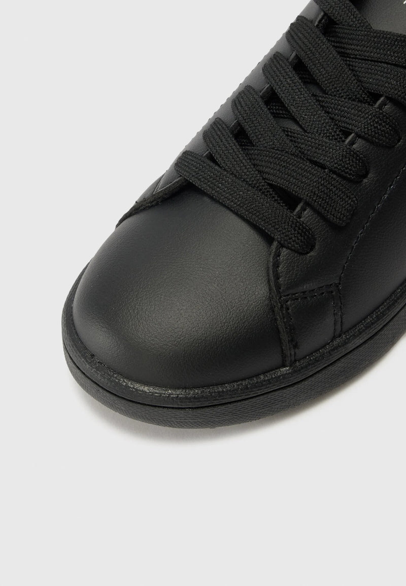 Tommy Hilfiger sneakers basse unisex bambino nere scuola pratiche - NERO | CammarataMode
