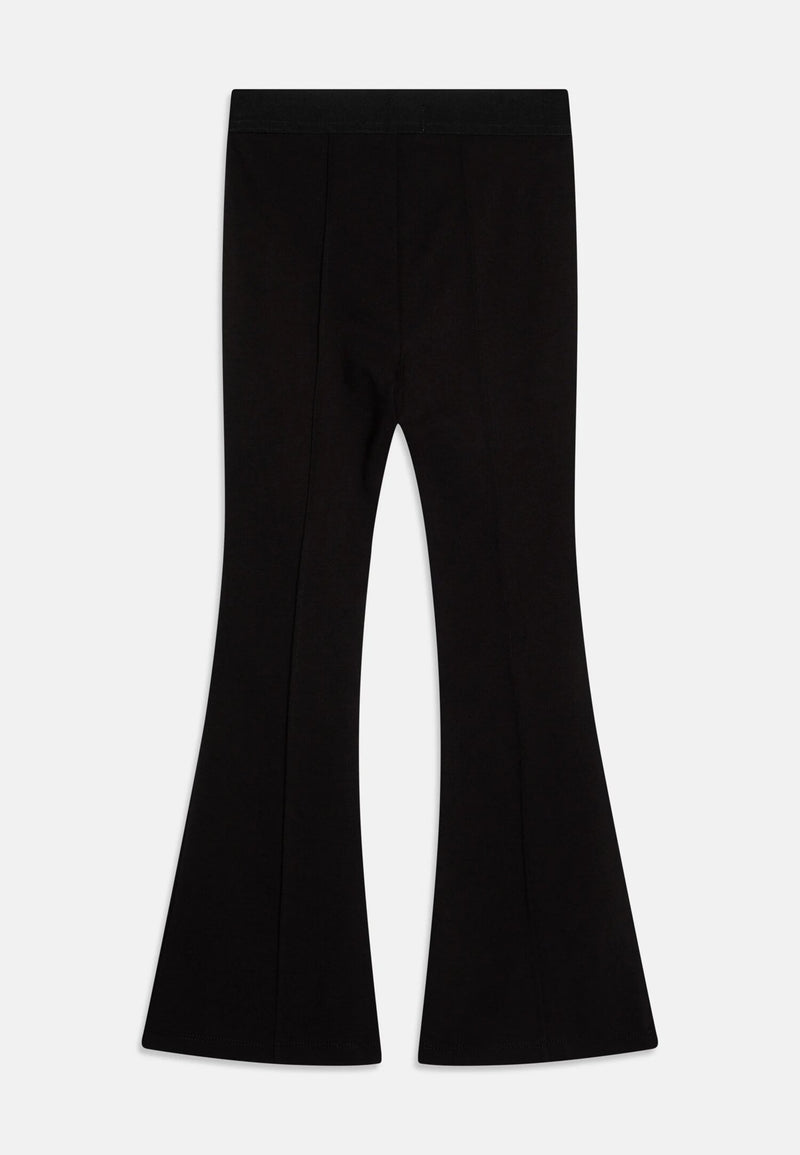 Calvin Klein Girls Black Flared Pants - Iconic Style - BLACK | CammarataMode