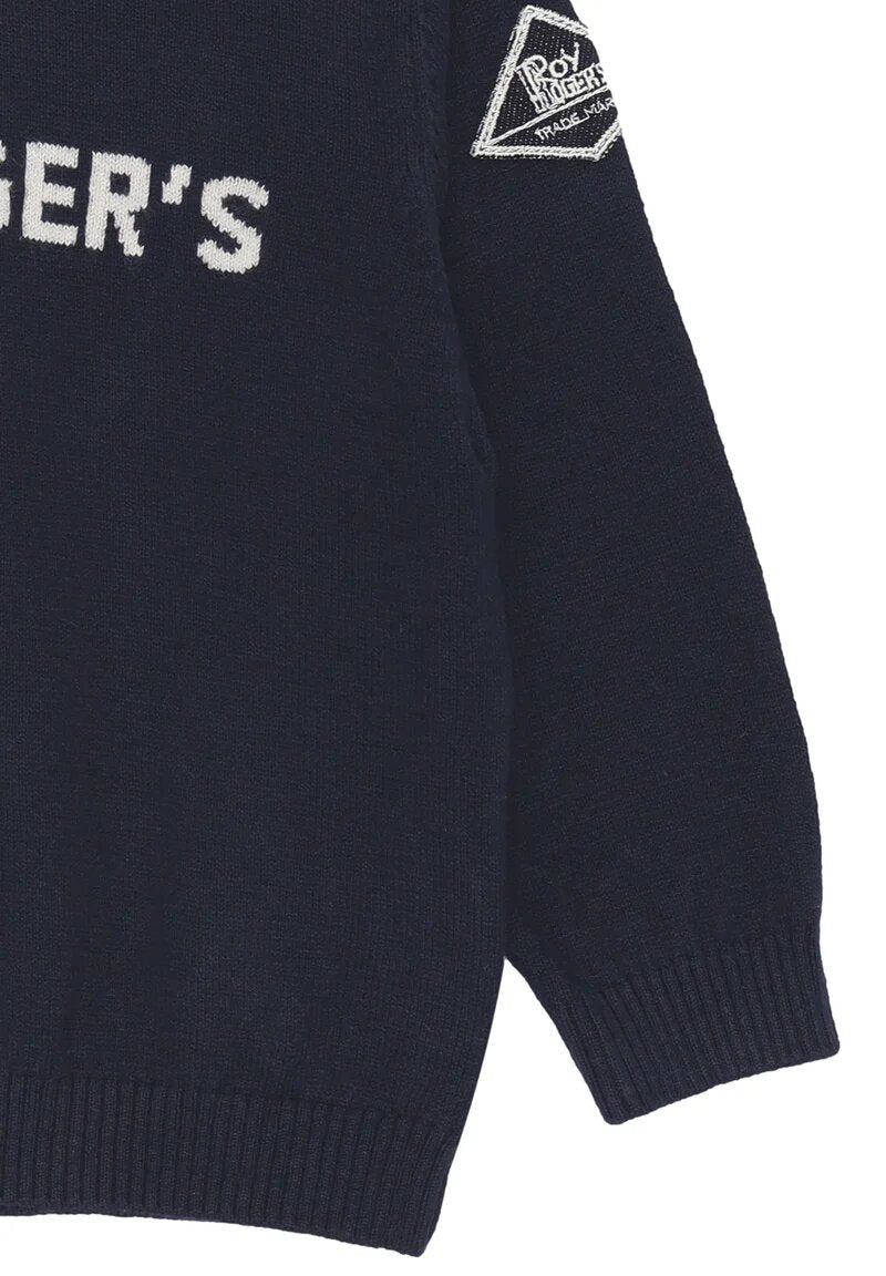 Roy Rogers Maglione Neonato Blu Cotone – 3/36 mesI