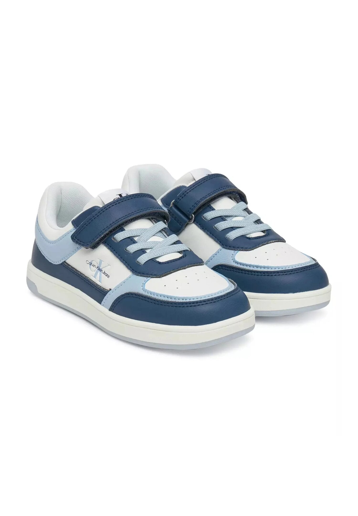 Scarpe Calvin Klein bambino blu chiaro e navy primavera estate 2025 | CammarataMode