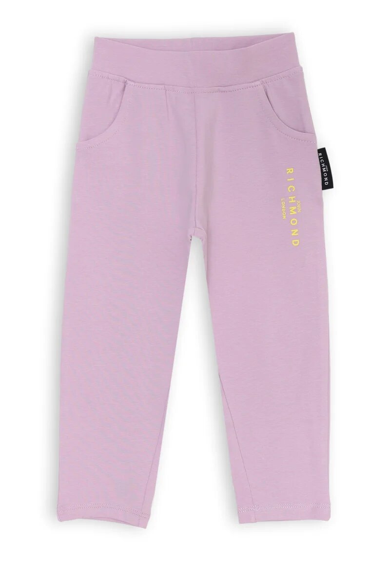 Completo neonata maglia e leggings dritti bianco lilla John Richmond - LILLA | CammarataMode
