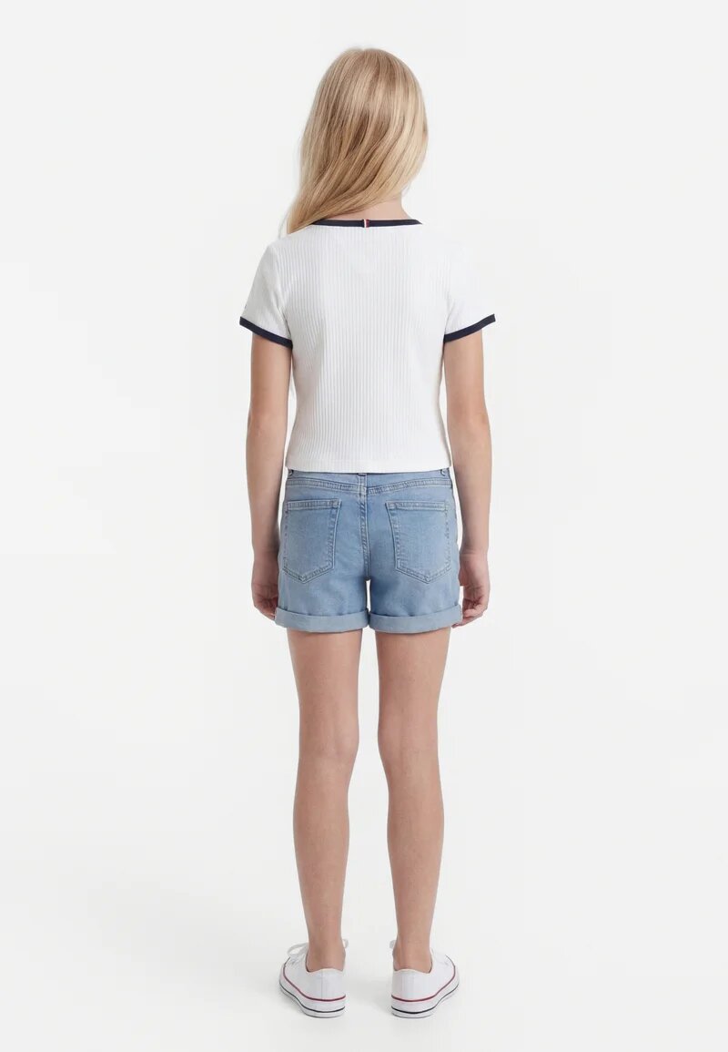 Tommy Hilfiger Maglia Bianca Ragazza KG0KG09066YBR_