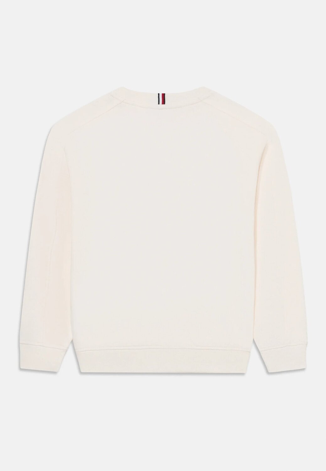 TOMMY HILFIGER – Felpa Varsity Print Bambino in Cotone – Avorio