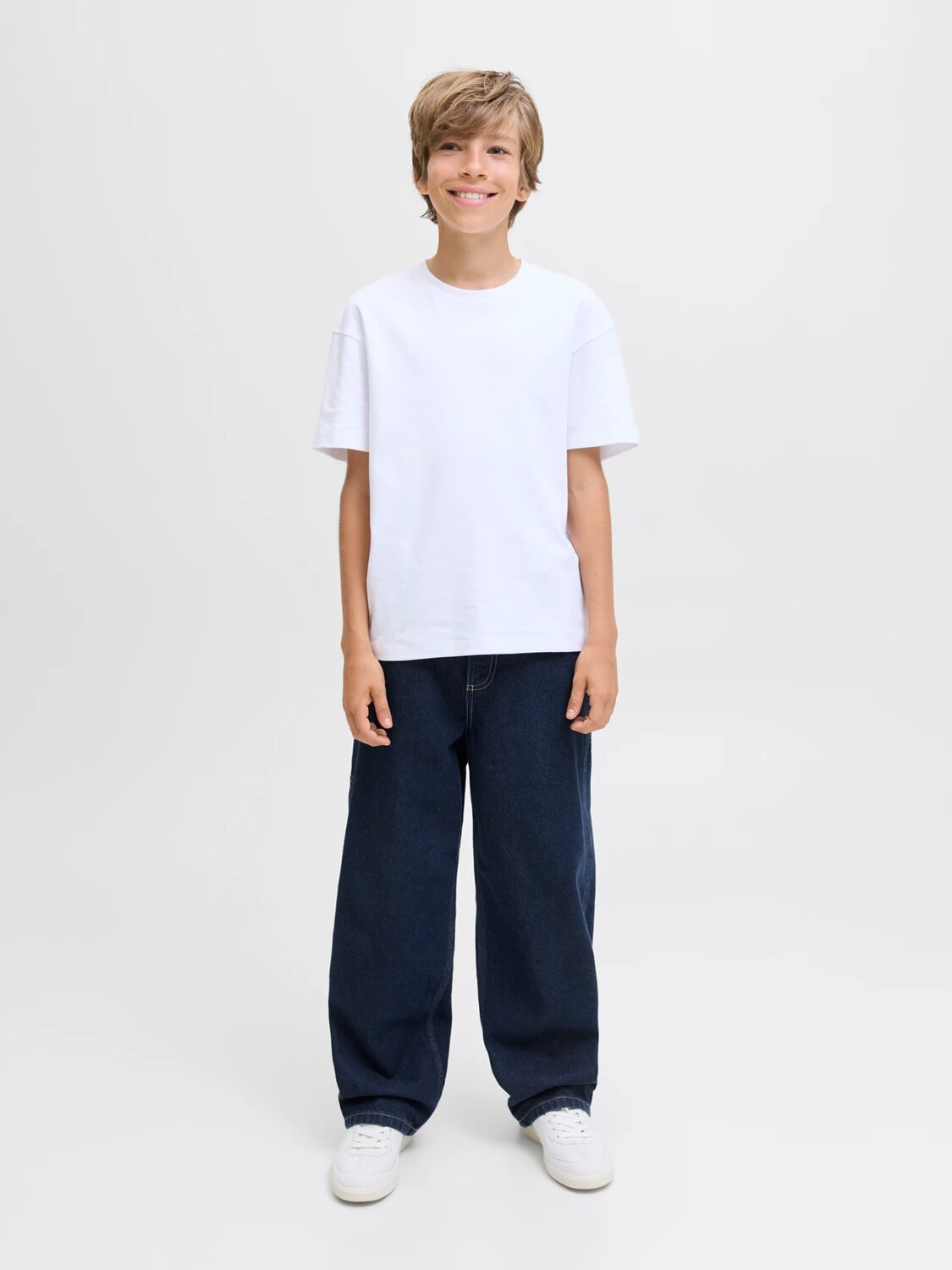 Jack & Jones Junior Jeans Carpenter Blu Bambino In Denim Passeggio AI25