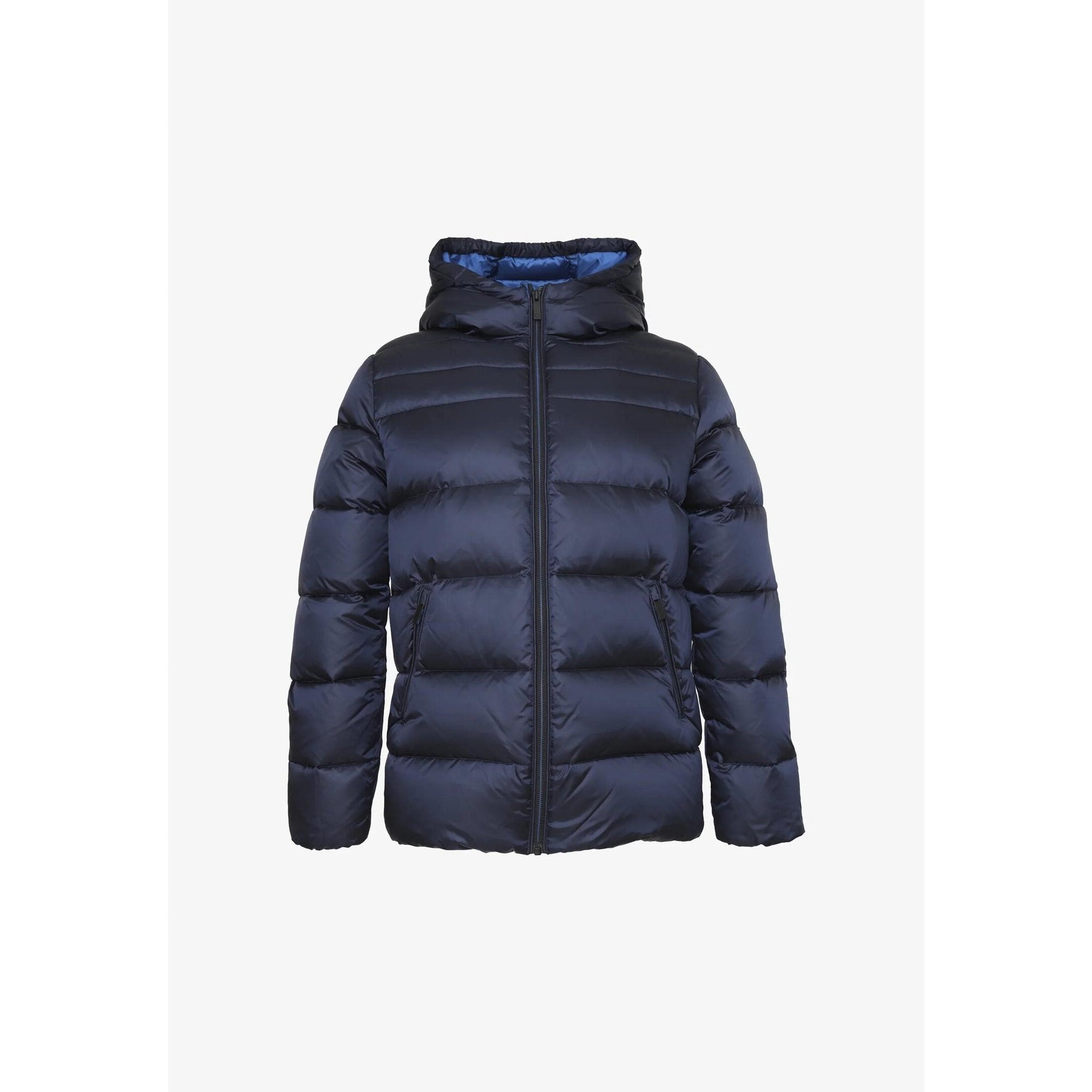 Canadiens Giubbotto Bambino Blu In Nylon Con Cappuccio Invernale AI 25