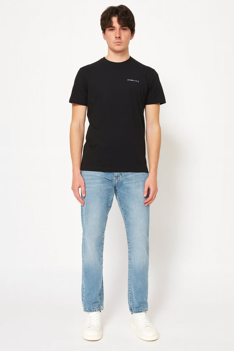 John Richmond T-shirt Uomo Nera – Cotone 100% con Stampa Logo RICH - NERO | CammarataMode