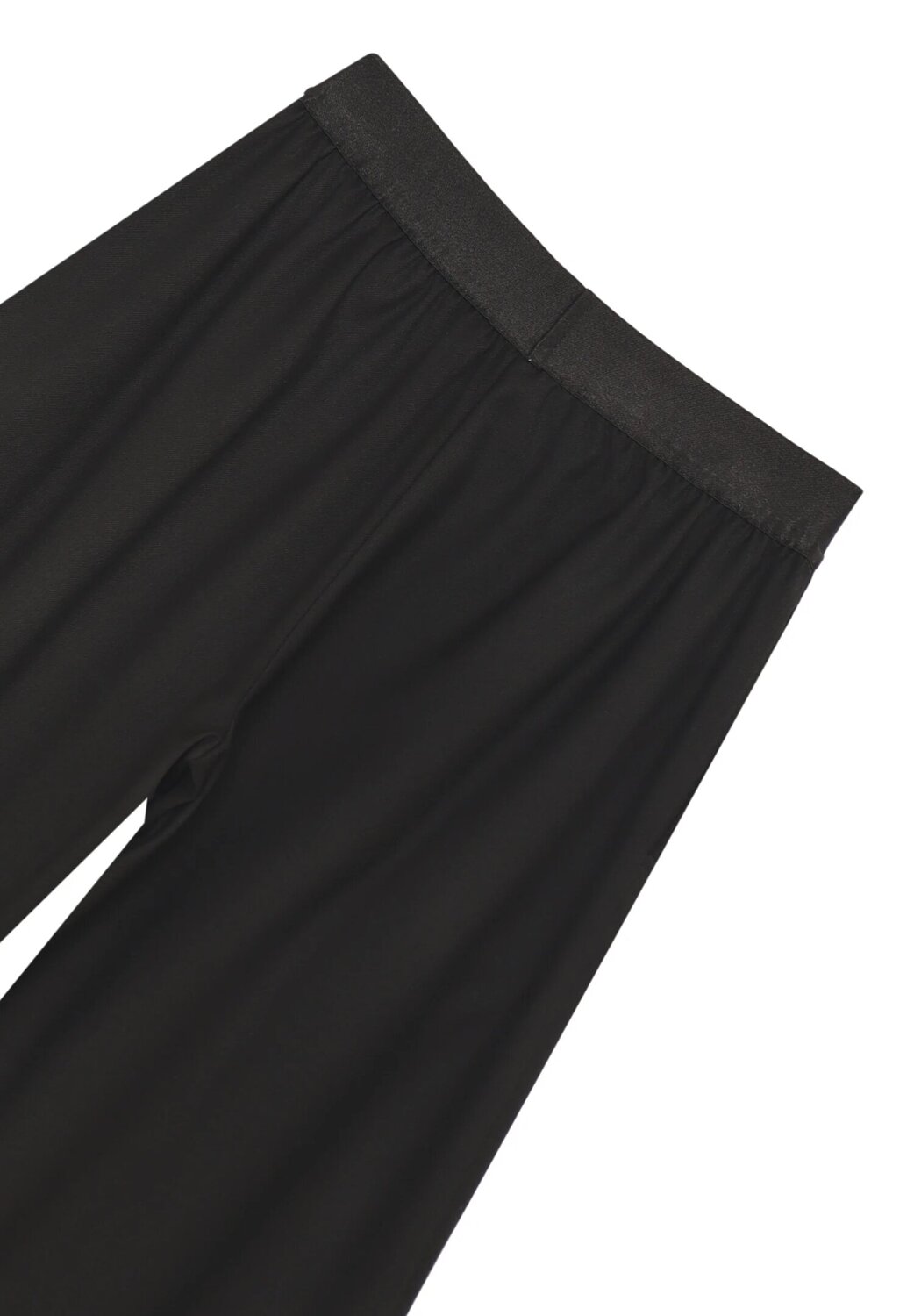 John Richmond pantaloni bambina neri 2-16 anni ampi logo elastico