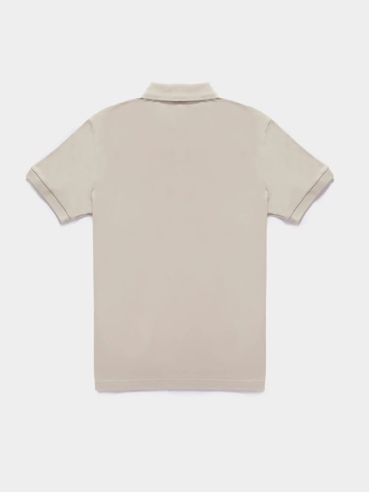 Refrigiwear polo beige uomo mini logo